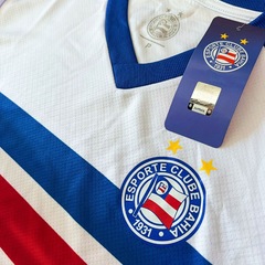 Camisa do Bahia Clássica Tricolor Natural - Feminino - Foto 4