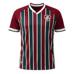 Camisa do Fluminense Listrada Natural - Masculina - Foto 1