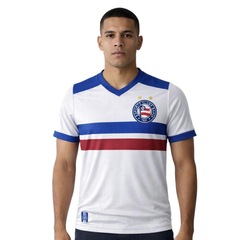 Camisa do Bahia Esquadrão Clássica Tricolor - Masculina - Foto 3