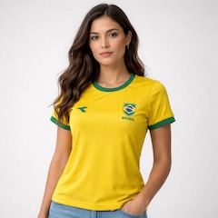 Camiseta Diadora Campione  - Feminina - Foto 3