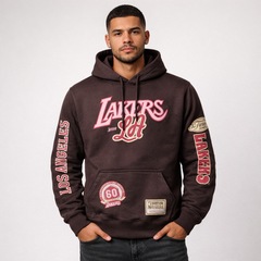 Blusão de Moletom Com Capuz NBA LA Lakers Sugar - Masculino - Foto 2
