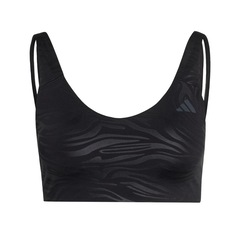 Top Esportivo Estampado Suporte Leve All Me Essentials adidas Feminino - Foto 1