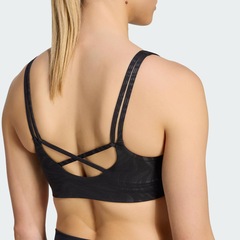Top Esportivo Estampado Suporte Leve All Me Essentials adidas Feminino - Foto 6