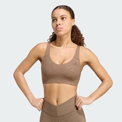 Top Esportivo Estampado Suporte Leve All Me Essentials adidas Feminino - Foto 5