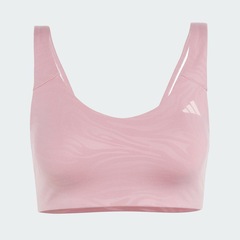Top Esportivo Estampado Suporte Leve All Me Essentials adidas Feminino - Foto 2