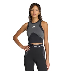 Regata TECHFIT Workout Color Block adidas Feminino - Foto 1