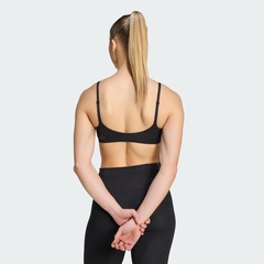 Top esportivo All Me Light Support Rib adidas Feminino - Foto 3