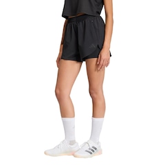 Shorts de Treino 2 em 1 D4T Go To adidas Feminino - Foto 1