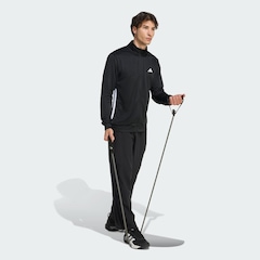 Jaqueta Tricot adidas Workout Essentials All-Set Três Listras Masculino - Foto 4