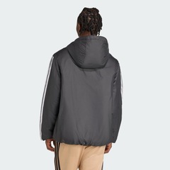 Jaqueta Capuz Insulated Essentials CLIMAWARM Três Listras adidas Masculino - Foto 3