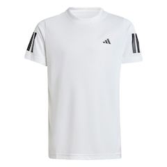 Camiseta Club Tennis Três Listras Infantil adidas Unissex - Foto 1