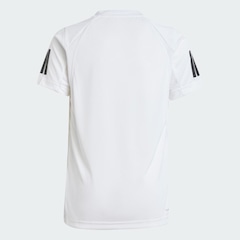 Camiseta Club Tennis Três Listras Infantil adidas Unissex - Foto 3