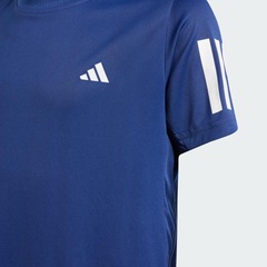 Camiseta Club Tennis Três Listras Infantil adidas Unissex - Foto 6