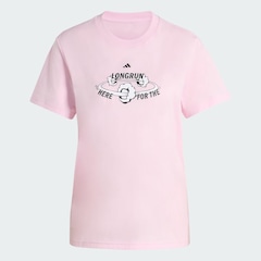 Camiseta Estampada For The Long Run adidas Feminina - Foto 2