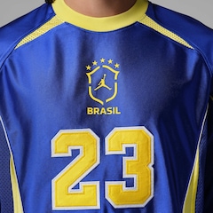 Camiseta Brasil Jordan Manga Longa Goalie Masculina - Foto 4