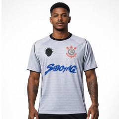 Camisa do Corinthians Sabotage Surf Center - Masculina - Foto 3