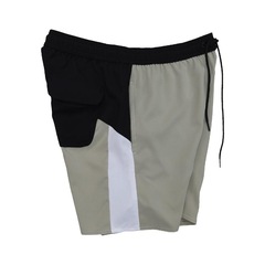 Bermuda Oakley Geo Block Trunkshorts 18" Pebble - Masculina - Foto 3