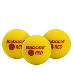 Bolas de Tênis Babolat Iniciação Soft Foam X3 Red - Foto 1