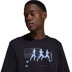 Camiseta adidas M/C Anx Run Graphic Masculina - Foto 3