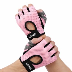 Luvas Fitiness Gold Sports Gounod V Gel Meio Dedos Anti Slip Com Silicone e Respirável - Foto 5