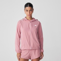 Jaqueta Corta Vento New Balance Sport Essentials Run Feminino - Foto 1