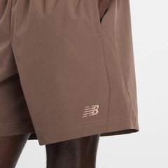 Short New Balance Athletics Stretch Woven 7" Masculino - Foto 4