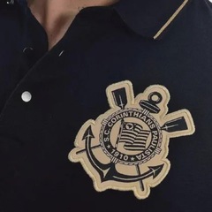 Polo do Corinthians Coimbra Classic - Masculina - Foto 3