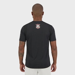 Camiseta do Corinthians Coimbra Fitness Raglan - Masculina - Foto 3