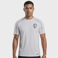 Camiseta do Corinthians Coimbra Raglan - Masculina - Foto 2