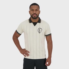 Camiseta do Corinthians Polo Coimbra Raglan - Masculina - Foto 2