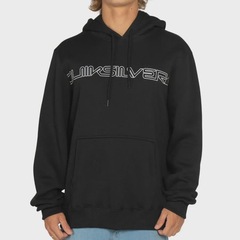 Moletom Masculino Quiksilver Fechado Word Block Plus Size - Foto 1