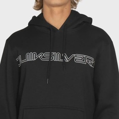 Moletom Masculino Quiksilver Fechado Word Block Plus Size - Foto 2
