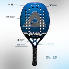 Raquete Beach Tennis Ama Sport Proteo 3k 2026 - Foto 3