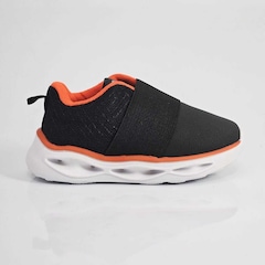 Tênis Menino Molekinho Slip on LED - Foto 1