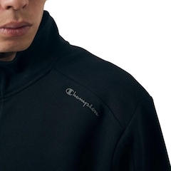 Moletom Masculino Champion Tech Quarter Zip Mini Script - Foto 4