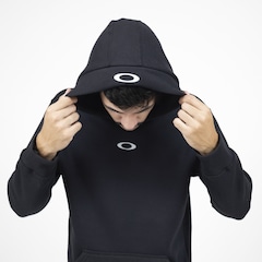 Moletom Masculino Oakley Double Ellipse Hoodie Blackout - Foto 4