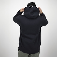 Moletom Masculino Oakley Double Ellipse Hoodie Blackout - Foto 5