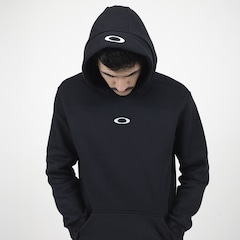 Moletom Masculino Oakley Double Ellipse Hoodie Blackout - Foto 6
