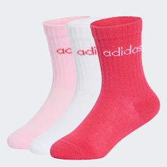 Meia adidas Linear - 3 Pares - Infantil - Foto 2