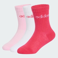 Meia adidas Linear - 3 Pares - Infantil - Foto 3