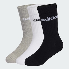 Meia adidas Linear - 3 Pares - Infantil - Foto 3