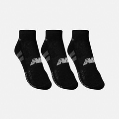 Meia New Balance Cano Baixo - 3 Pares - Unissex - Foto 2