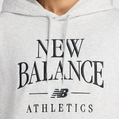 Blusão com Capuz New Balance Linear Heritage com Felpa Feminino - Foto 4