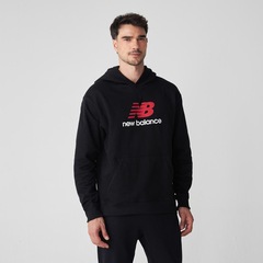 Blusão com Capuz New Balance Athletics Logo Masculino - Foto 1