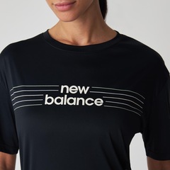 Camiseta New Balance Linear Performance Feminina - Foto 4