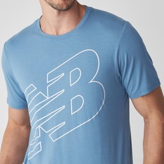 Camiseta New Balance Logo Performance Masculina - Foto 3