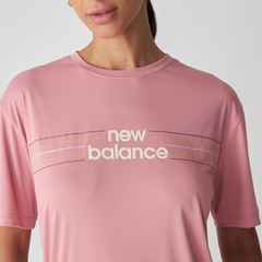 Camiseta New Balance Linear Performance Feminina - Foto 4