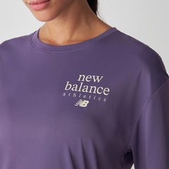 Camiseta New Balance Lc Athletics Feminina - Foto 4