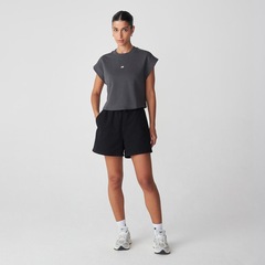 Camiseta New Balance French Terry Feminina - Foto 3