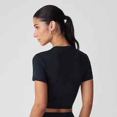 Blusa Cropped New Balance Harmony Rib Performance Feminina - Foto 2